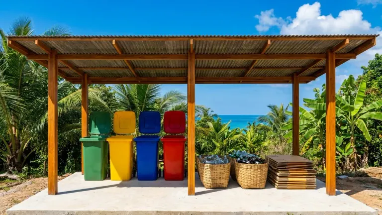 Koh Lanta makes up to 100 tonnes of rubbish a day, and its dump is four rai