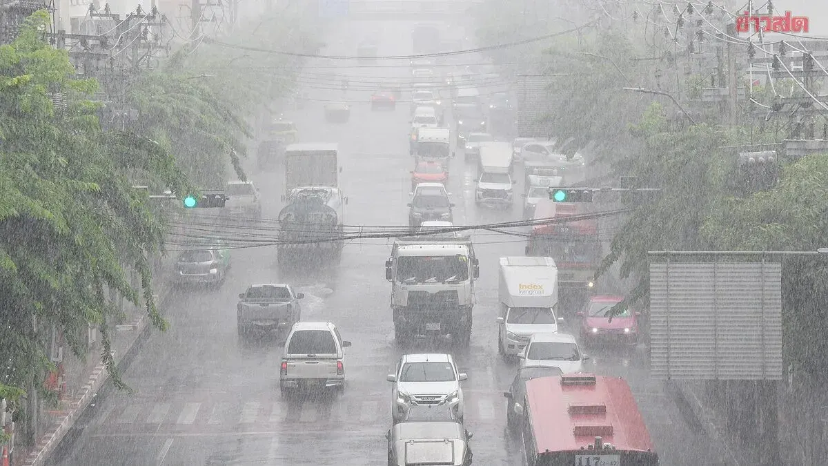 Thai Meteorological Department Alerts Heavy Rain, Flash Flood Risk