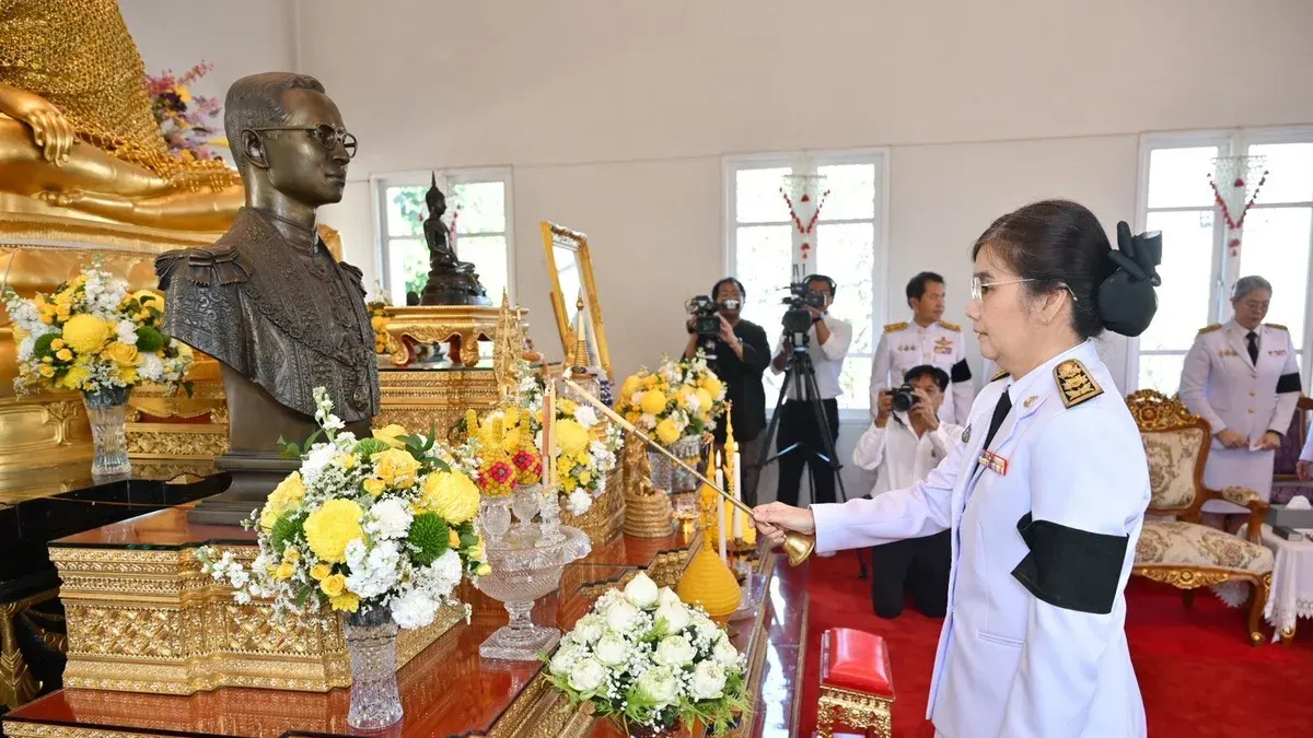 Culture Ministry Honors King Rama IX with Buddhist Ceremony